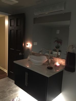 Bathroom in Finished Basement in Shelby Township, MI (2)